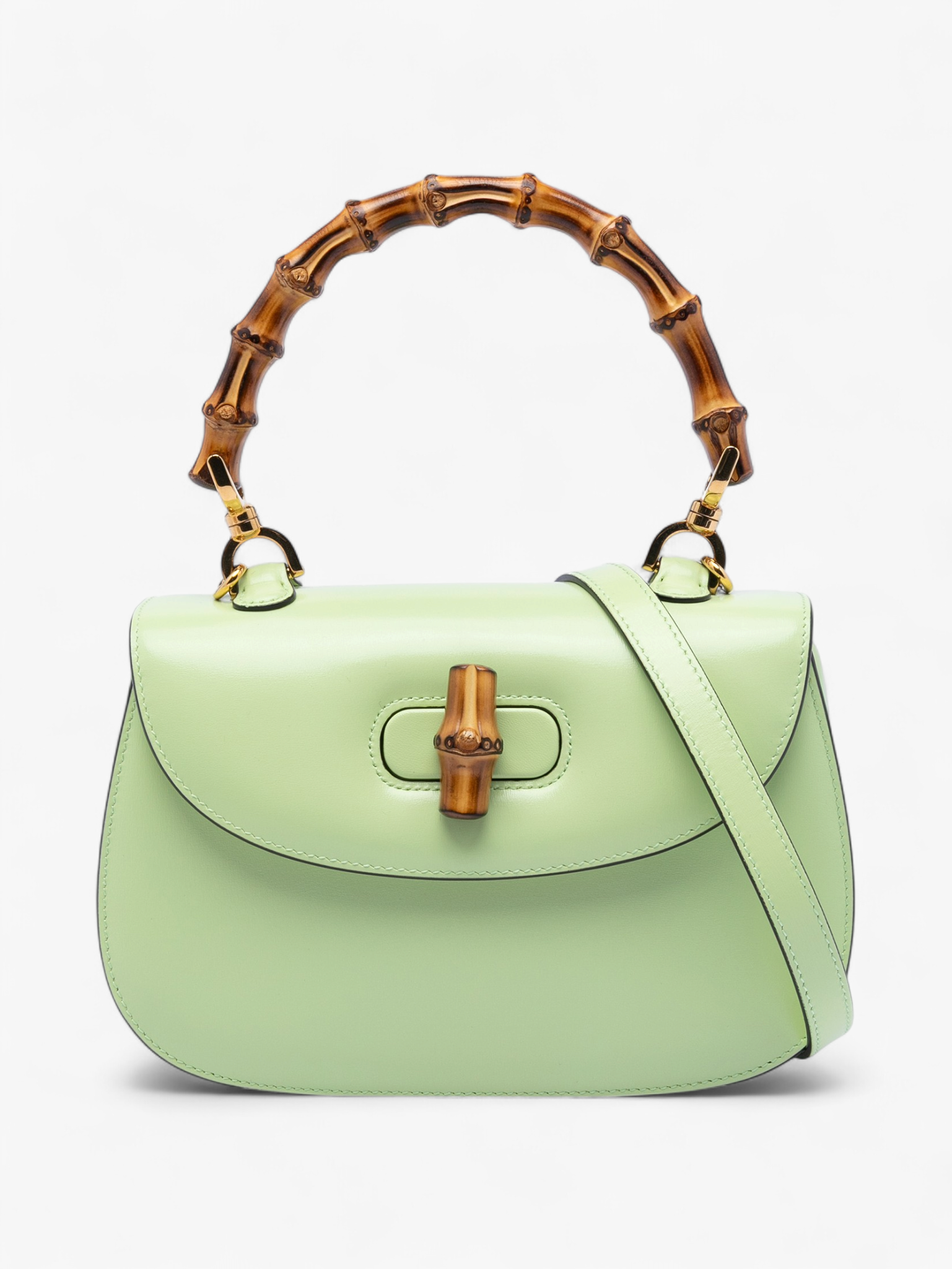 Gucci Small Calfskin 1947 Bamboo Top Handle Bag – ReLuxe Room Gucci Small Calfskin 1947 Bamboo Top Handle Bag – ReLuxe Room