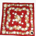 Yves Saint Laurent red floral scarf - ReLuxe Room