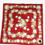 Yves Saint Laurent red floral scarf - ReLuxe Room