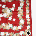 Yves Saint Laurent red floral scarf - ReLuxe Room
