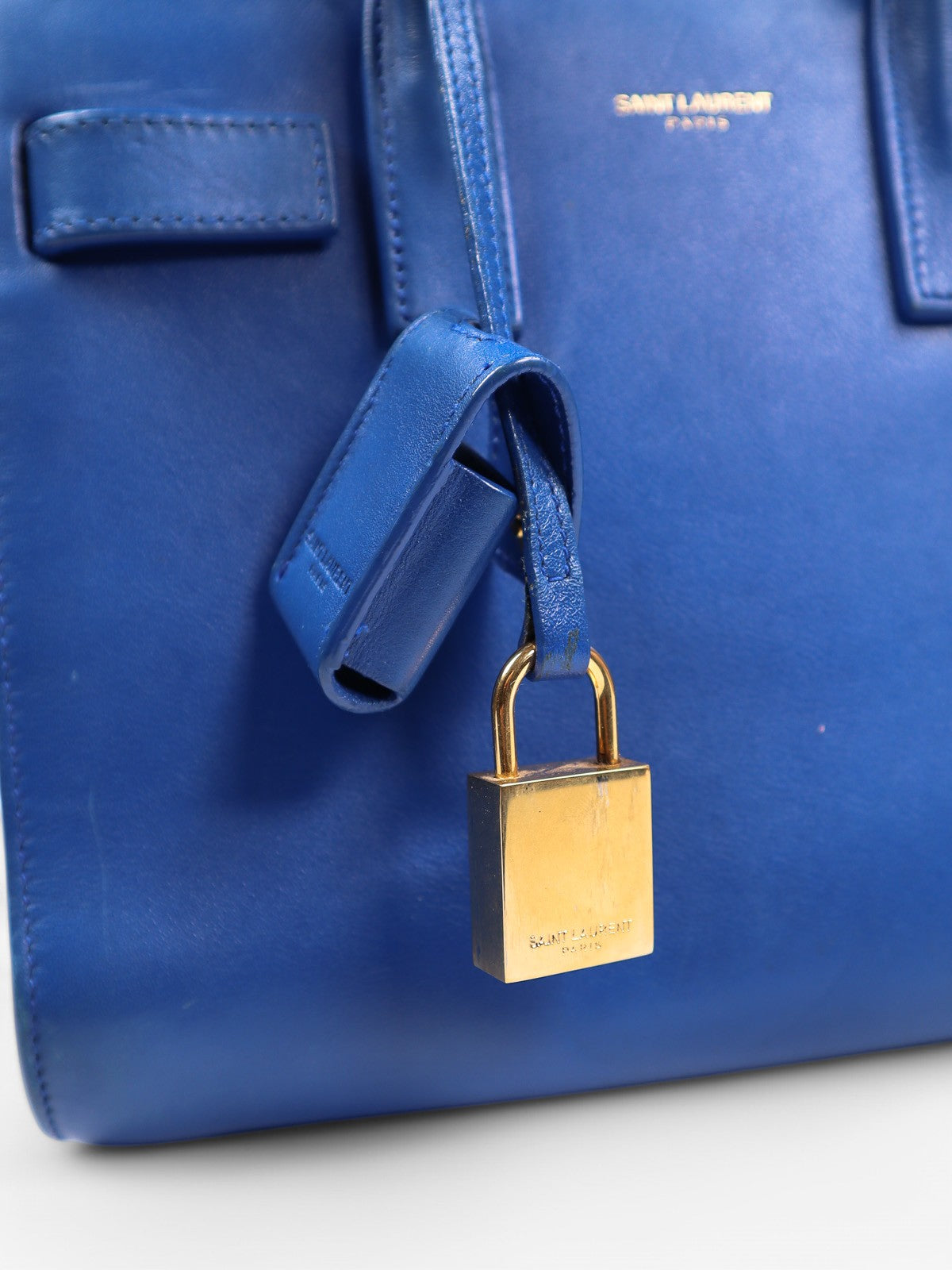 Saint Laurent blue Sac de Jour Nano - ReLuxe Room