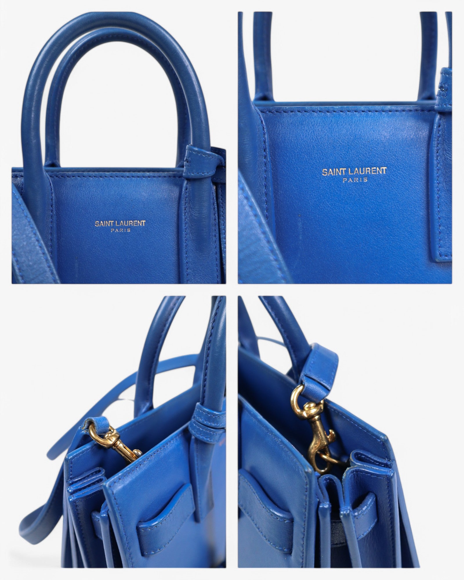 Saint Laurent blue Sac de Jour Nano - ReLuxe Room