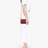 Chanel CC Quilted Caviar Wallet on Chain