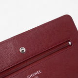 Chanel CC Quilted Caviar Wallet on Chain