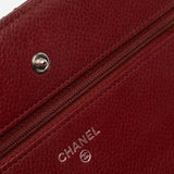 Chanel CC Quilted Caviar Wallet on Chain