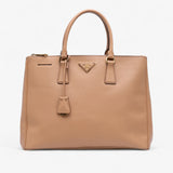 Prada Large Saffiano Lux Galleria Double Zip