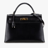 Hermès Box Calf Kelly II Sellier 32
