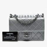 Chanel Medium Quilted Metallic Goatskin Chic Pearls Flap