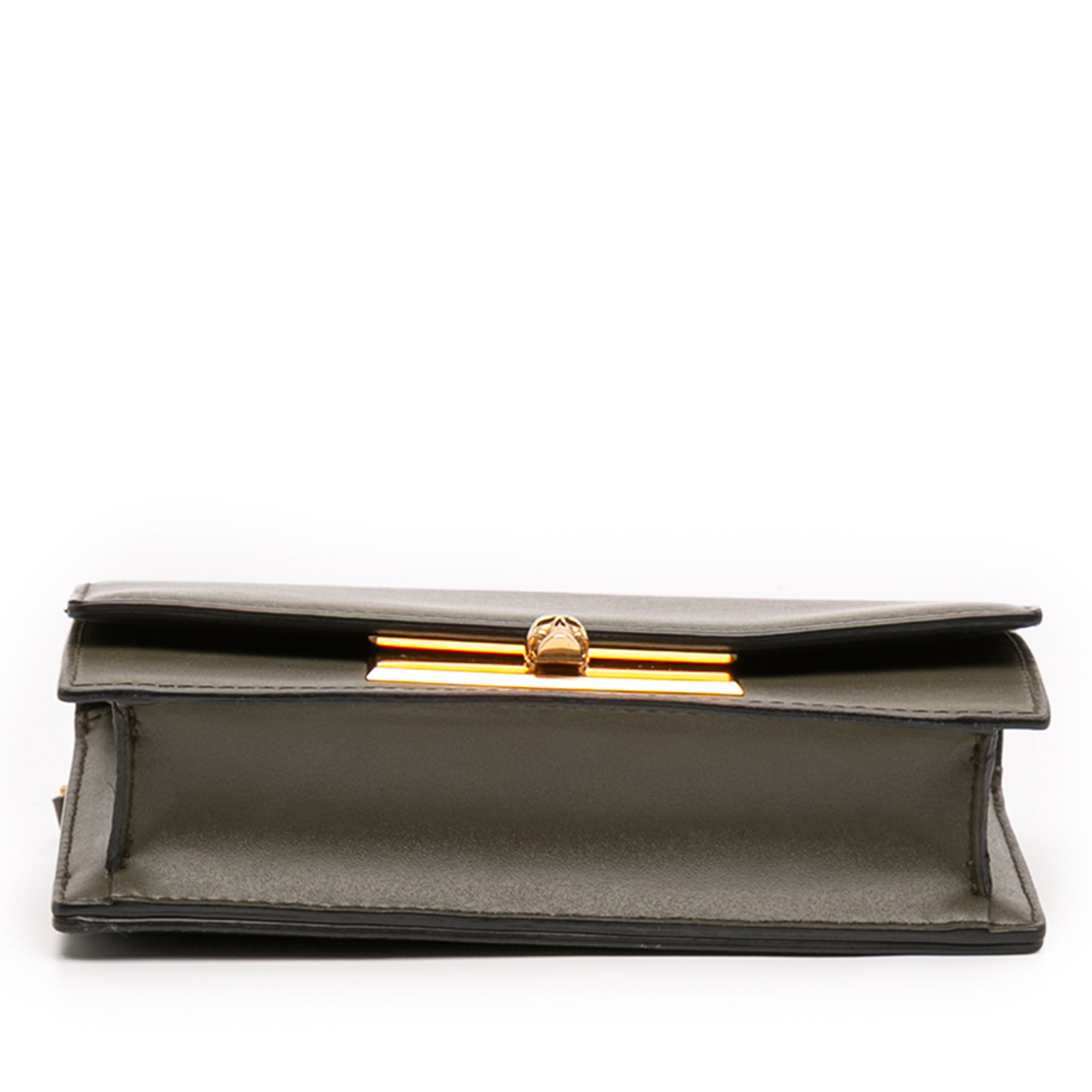 Alexander McQueen Mini Leather Skull Lock Top Handle Bag – ReLuxe Room