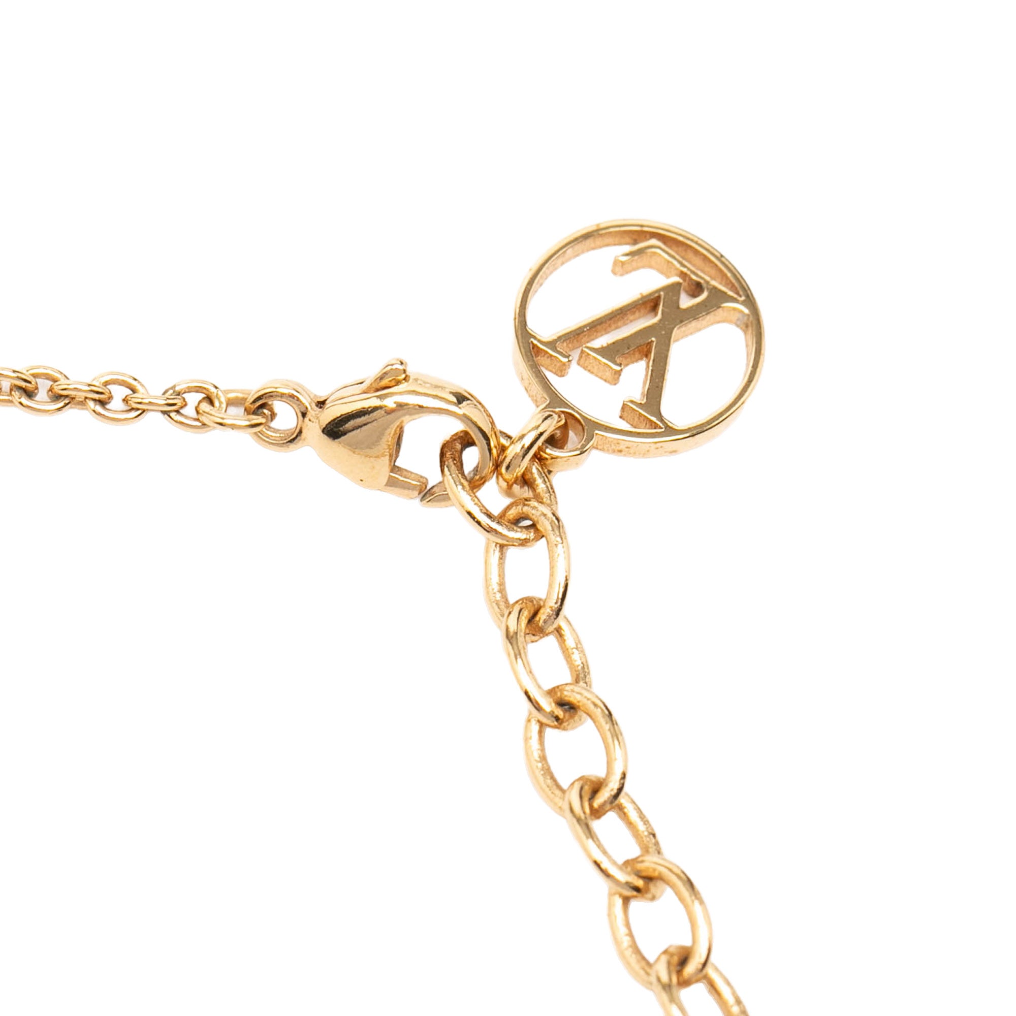 Louis Vuitton Gold Plated Essential V Necklace – ReLuxe Room