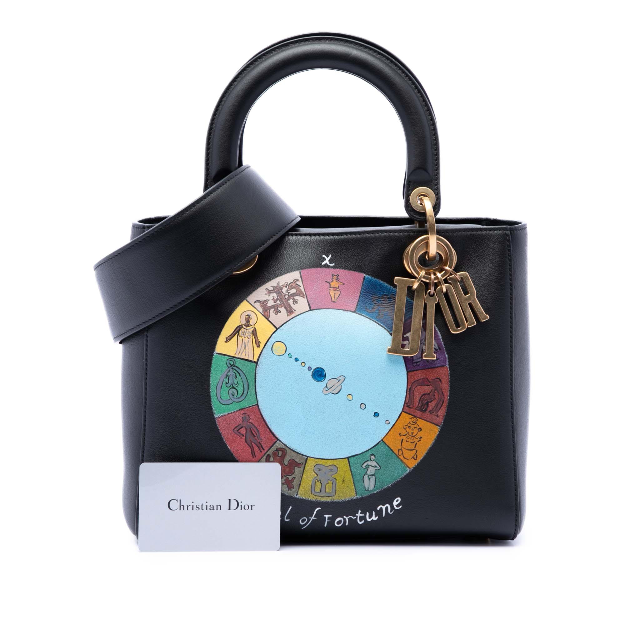 Dior Medium Calfskin Wheel of Fortune Tarot Lady Dior – ReLuxe Room