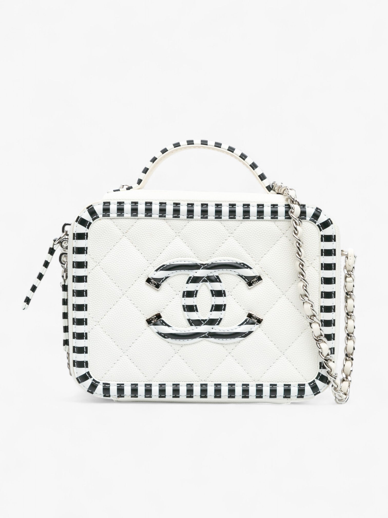 Chanel Small Caviar CC Filigree Vanity Case - ReLuxe Room 