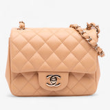 Chanel Mini Square Classic Lambskin Single Flap