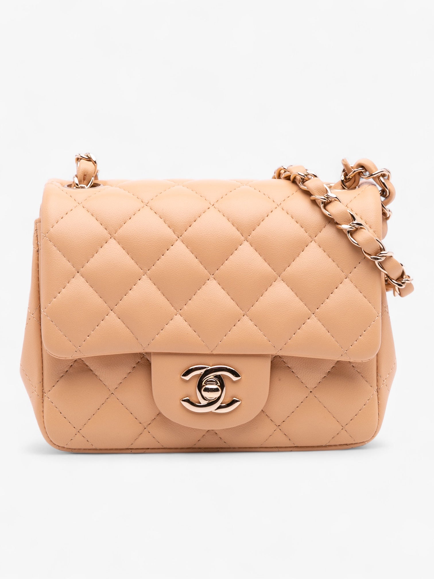 Chanel Mini Square Classic Lambskin Single Flap