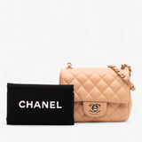 Chanel Mini Square Classic Lambskin Single Flap