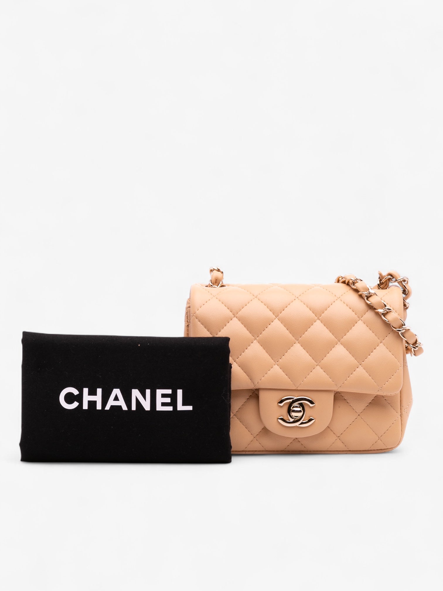 Chanel Mini Square Classic Lambskin Single Flap