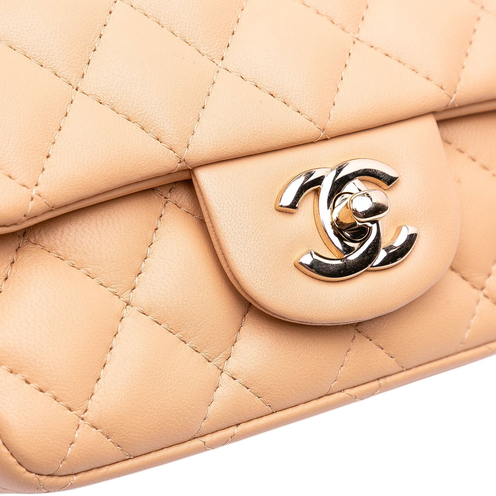 Chanel Mini Square Classic Lambskin Single Flap