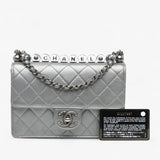 Chanel Small Metallic Goatskin Chic Pearls Flap