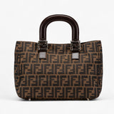 Fendi Small Zucca Canvas Twins Tote