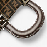 Fendi Small Zucca Canvas Twins Tote
