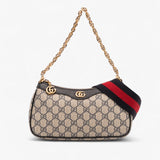 Gucci Small GG Supreme Ophidia Web Satchel
