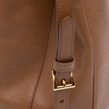 Prada Medium Brown Bicolor Saffiano Lux Galleria