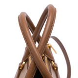 Prada Medium Brown Bicolor Saffiano Lux Galleria