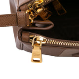 Prada Medium Brown Bicolor Saffiano Lux Galleria
