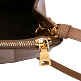 Prada Medium Brown Bicolor Saffiano Lux Galleria
