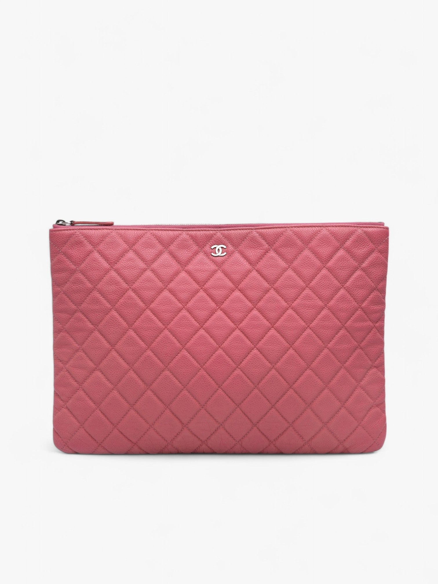 Chanel Large Quilted Caviar O Case Clutch - ReLuxe Room 