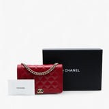 Chanel Quilted Caviar Boy Wallet on Chain