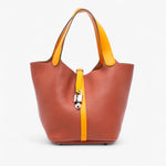 Hermès Bicolor Clemence Picotin Lock 22