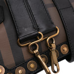 Burberry Smoke Check Studded Coated Canvas Cadet