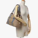 Gucci Medium GG Canvas Bamboo Libeccio Tote