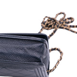 Chanel Quilted Caviar Boy Wallet on Chain