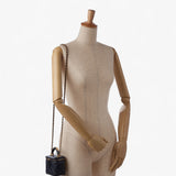 Small Lambskin Top Handle Vanity Bag