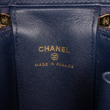 Small Lambskin Top Handle Vanity Bag