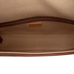 Fendi Zucca Embroidered Canvas Baguette