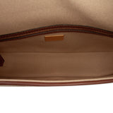 Fendi Zucca Embroidered Canvas Baguette