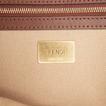 Fendi Zucca Embroidered Canvas Baguette