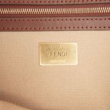 Fendi Zucca Embroidered Canvas Baguette