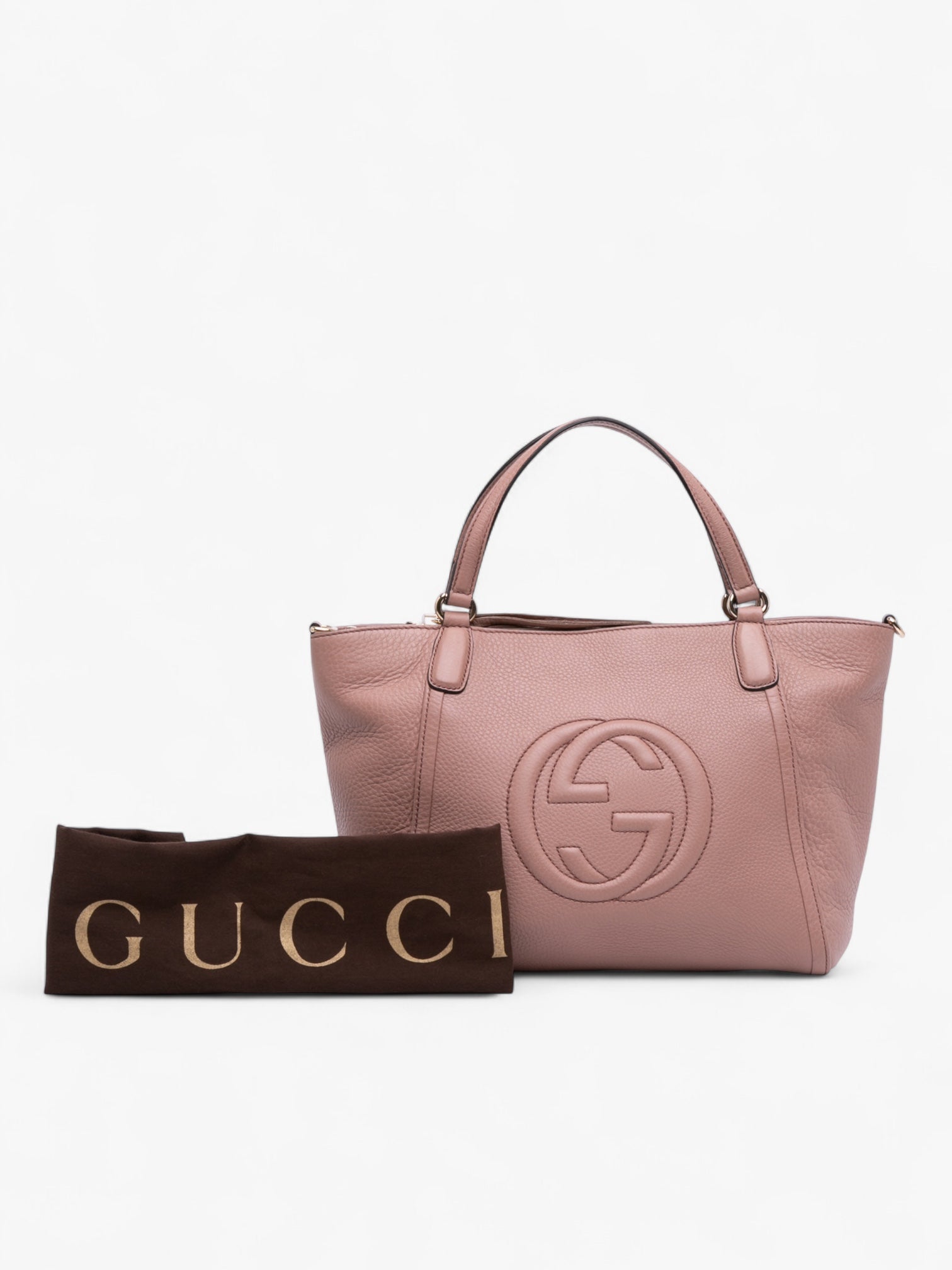 Gucci Small Pebbled Leather Soho Cellarius