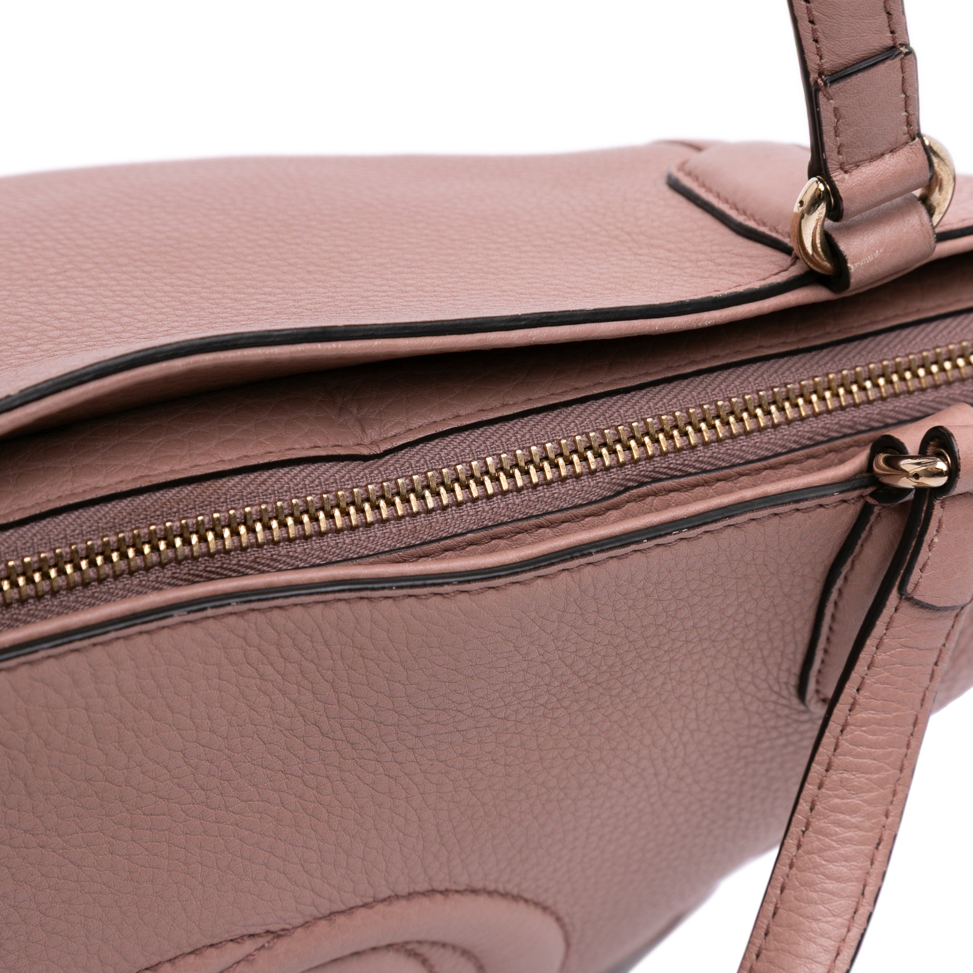 Gucci Small Pebbled Leather Soho Cellarius