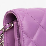 Chanel CC Quilted Lambskin Wallet on Chain
