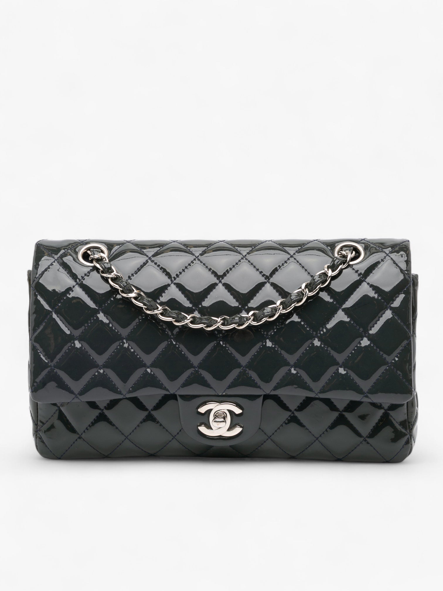 Chanel Medium Classic Patent Double Flap
