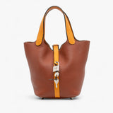 Hermès Bicolor Clemence and Swift Picotin Lock 18