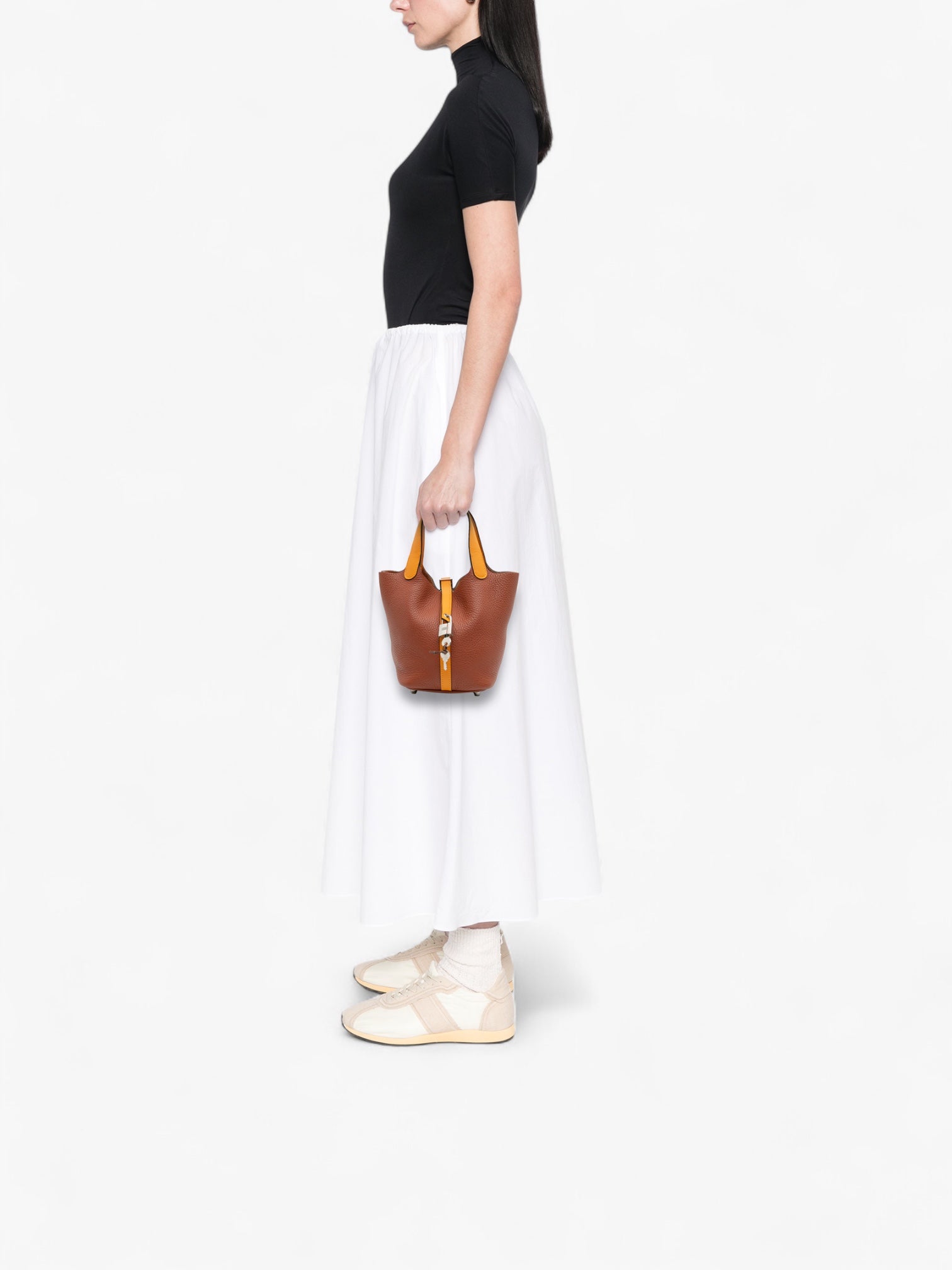 Hermès Bicolor Clemence and Swift Picotin Lock 18