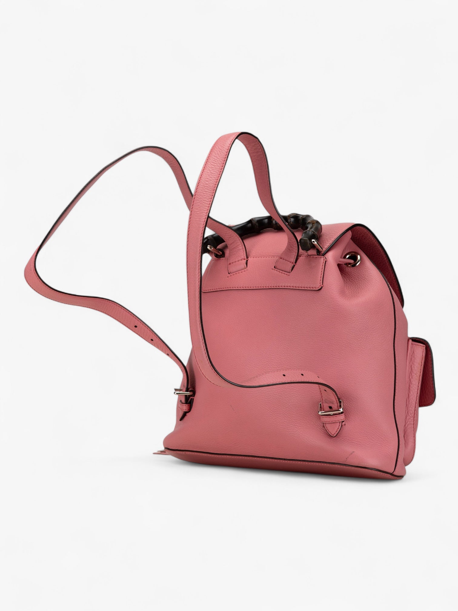 Gucci Leather Bamboo Tassel Backpack