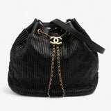 Chanel Medium Calfskin Coco Pleats Drawstring