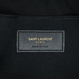 Saint Laurent Leather Chevron Monogram clutch